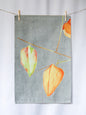 Tea Towel: Three Lanterns on Grey